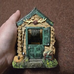 Figi Graphics Rustic Cabin Votive Candle Holder